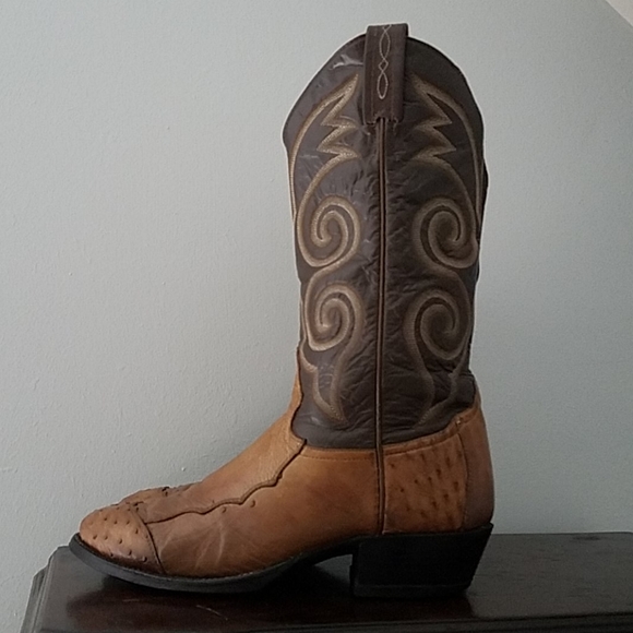 Tony Lama Ostrich Cowboy Boots!! - Picture 3 of 12